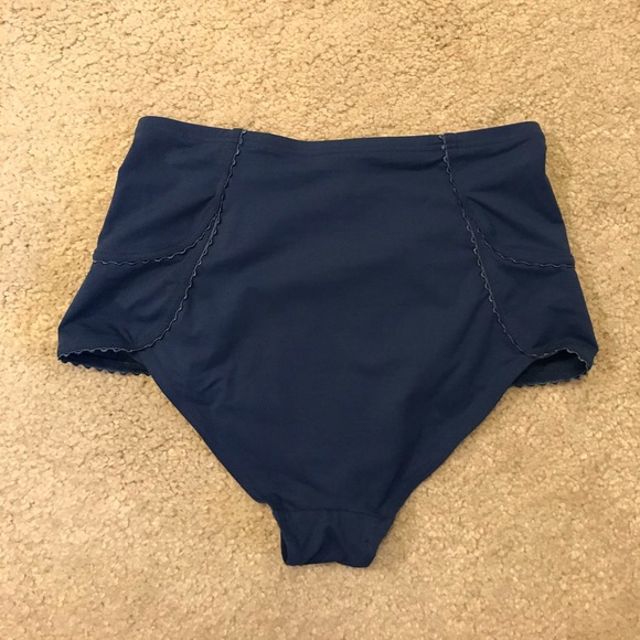 Princesse Tam Tam blue high-waist swim suit - Picture 9 of 10